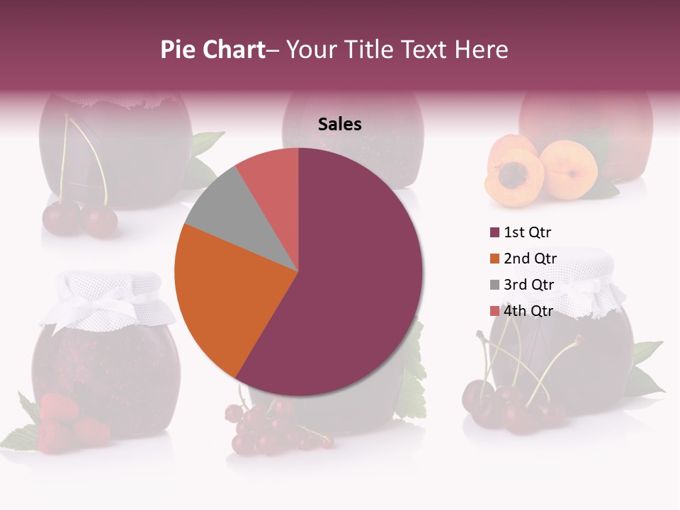 Shot Food Fruit PowerPoint Template
