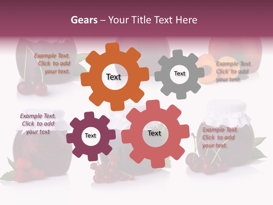 Shot Food Fruit PowerPoint Template