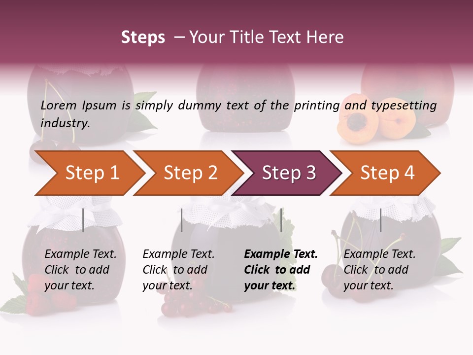 Shot Food Fruit PowerPoint Template