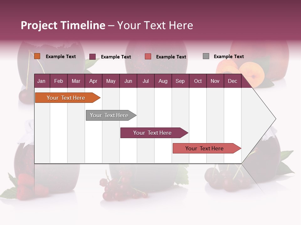 Shot Food Fruit PowerPoint Template