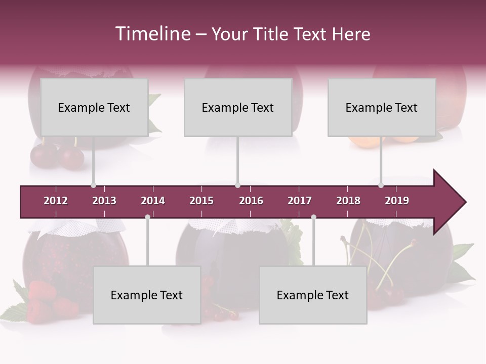Shot Food Fruit PowerPoint Template