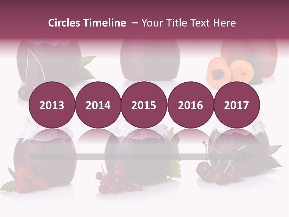 Shot Food Fruit PowerPoint Template