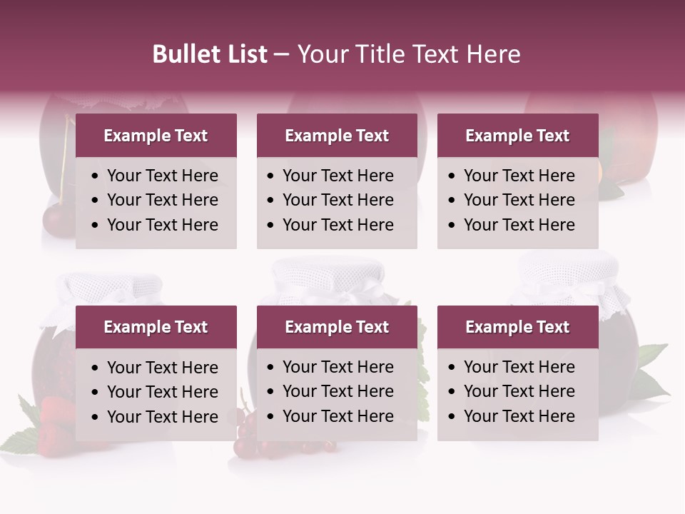 Shot Food Fruit PowerPoint Template