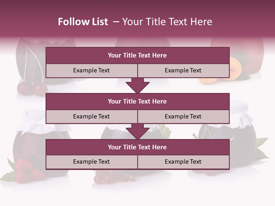 Shot Food Fruit PowerPoint Template
