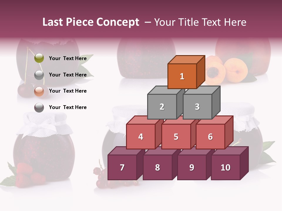 Shot Food Fruit PowerPoint Template