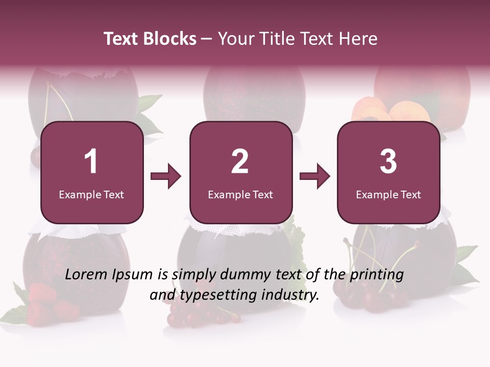 Shot Food Fruit PowerPoint Template