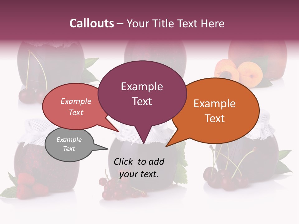 Shot Food Fruit PowerPoint Template