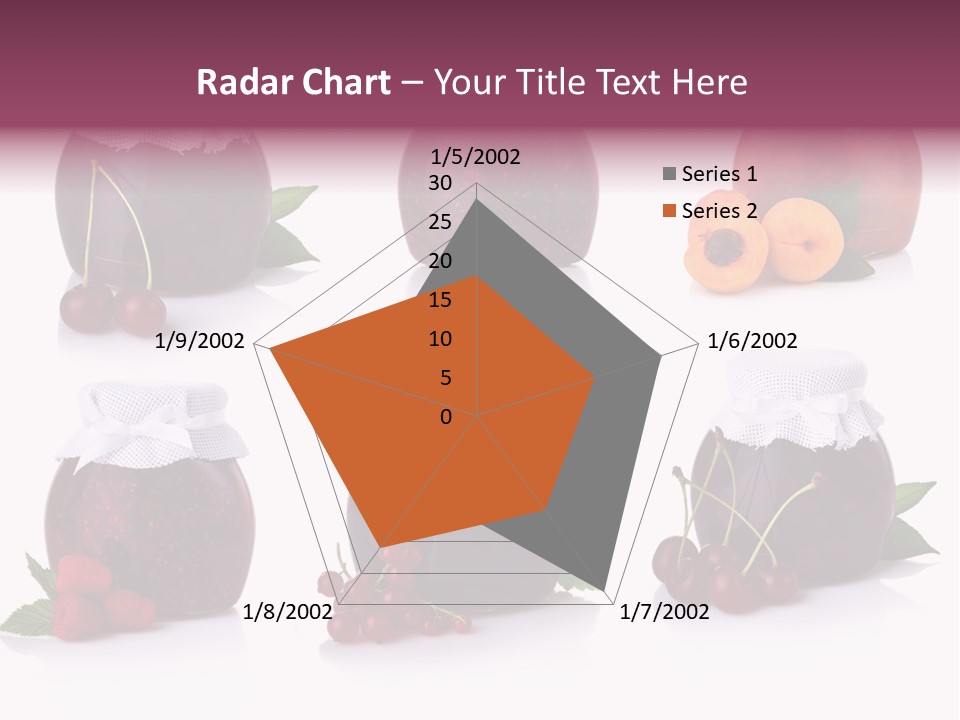 Shot Food Fruit PowerPoint Template