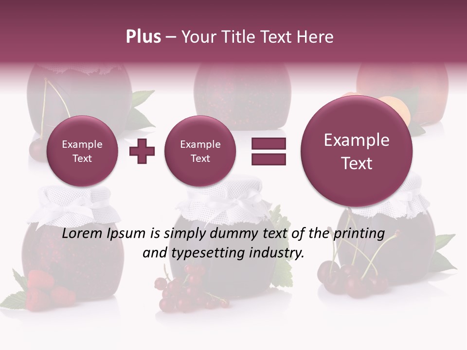 Shot Food Fruit PowerPoint Template