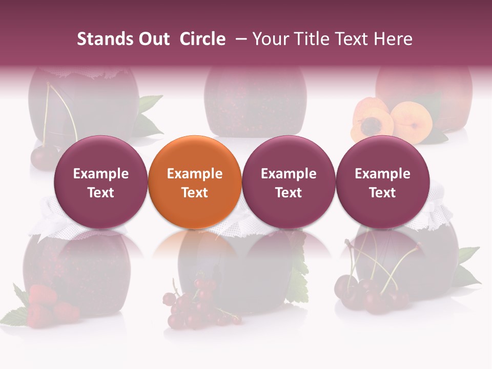 Shot Food Fruit PowerPoint Template