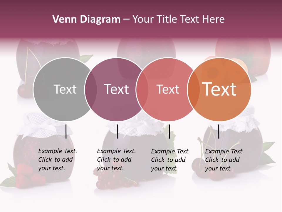 Shot Food Fruit PowerPoint Template