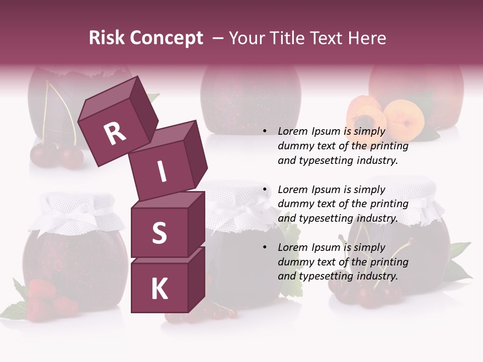 Shot Food Fruit PowerPoint Template