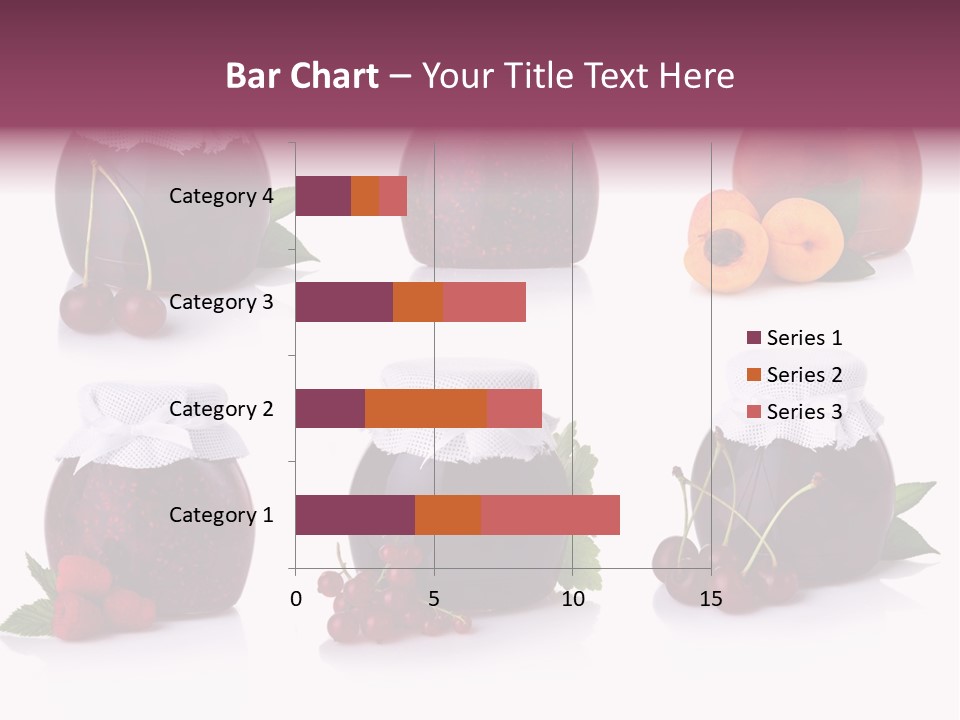 Shot Food Fruit PowerPoint Template