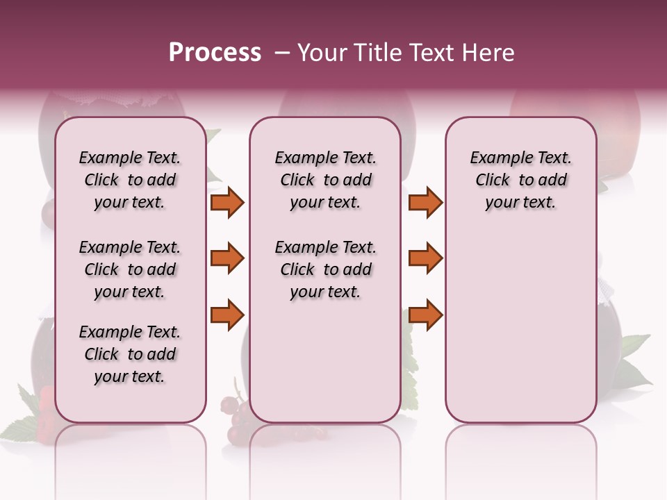 Shot Food Fruit PowerPoint Template