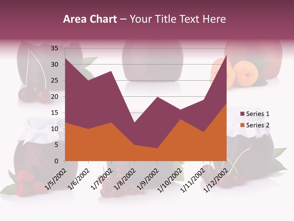 Shot Food Fruit PowerPoint Template