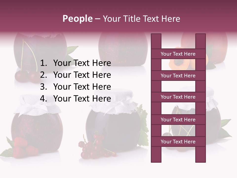 Shot Food Fruit PowerPoint Template