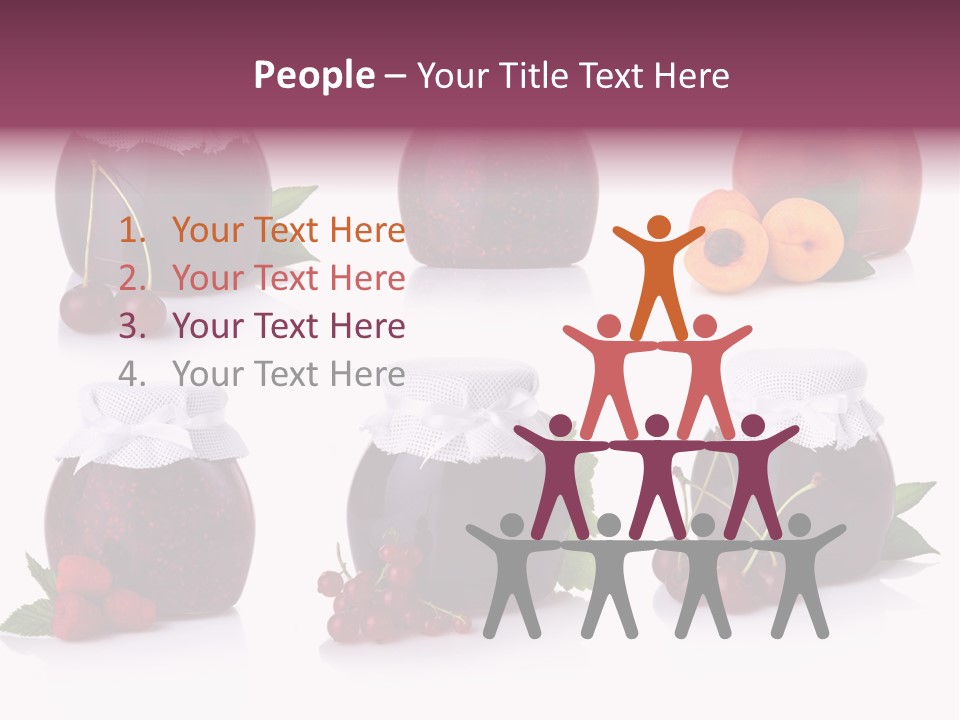 Shot Food Fruit PowerPoint Template