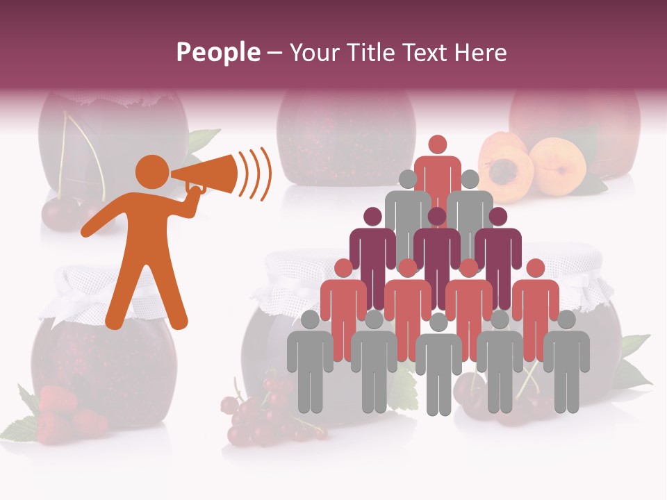 Shot Food Fruit PowerPoint Template