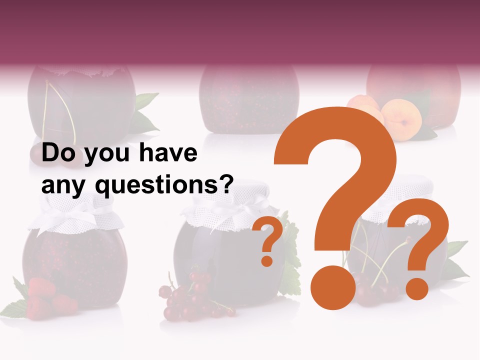 Shot Food Fruit PowerPoint Template