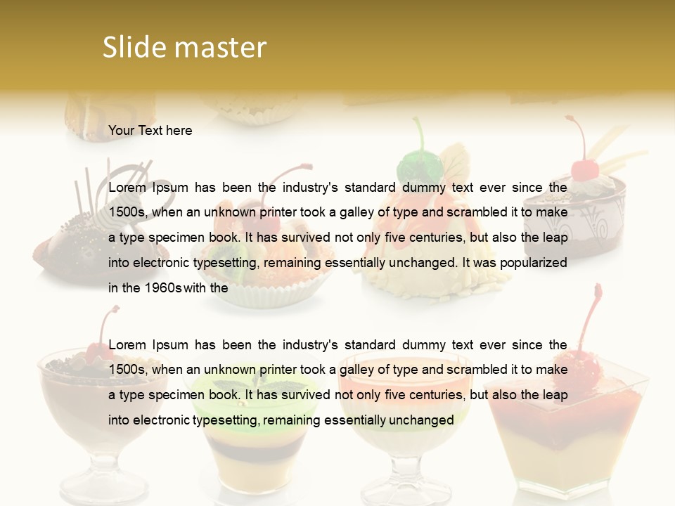 Pie Macro Healthy PowerPoint Template