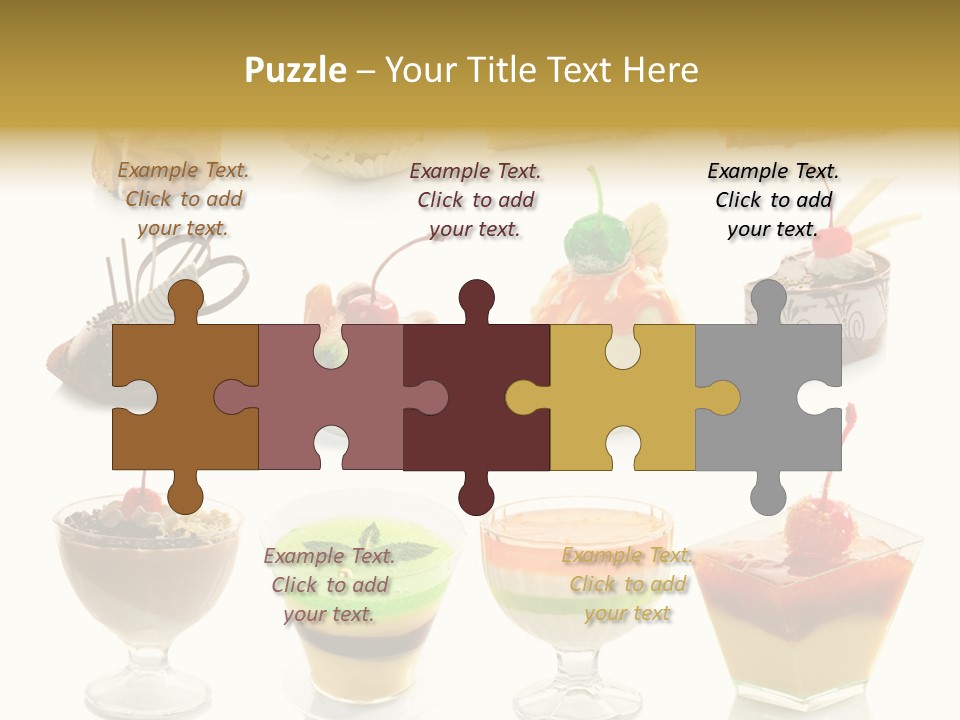 Pie Macro Healthy PowerPoint Template