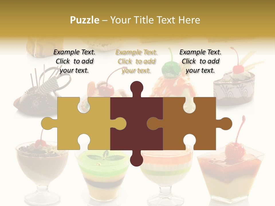 Pie Macro Healthy PowerPoint Template