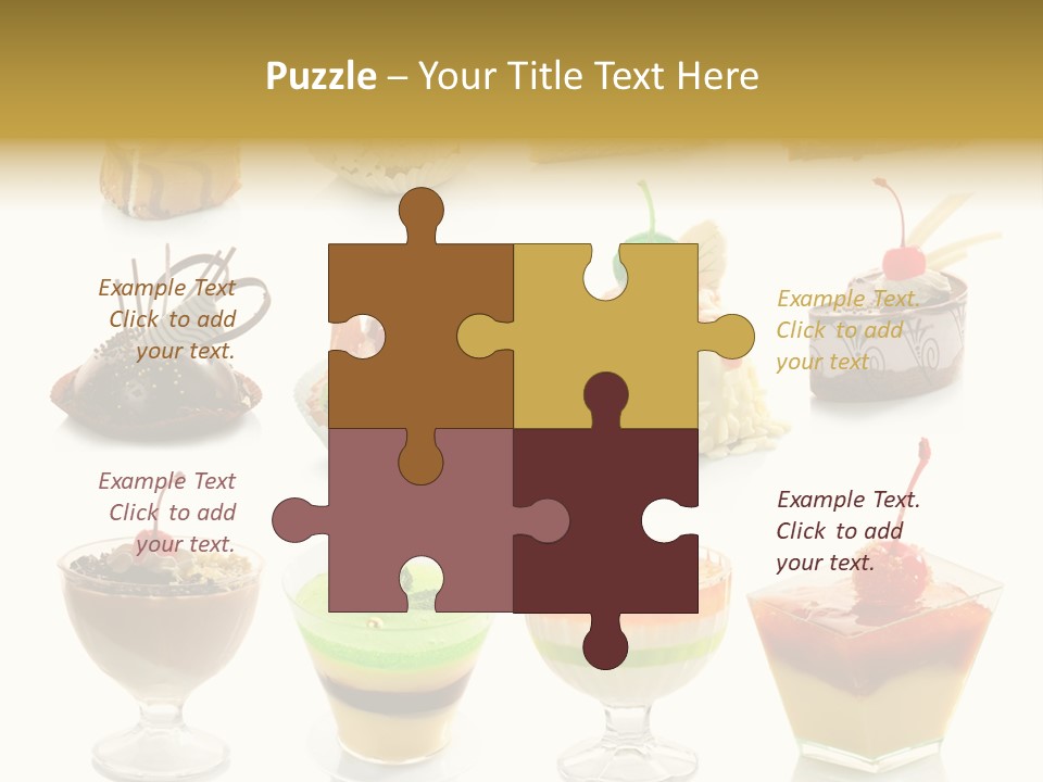 Pie Macro Healthy PowerPoint Template