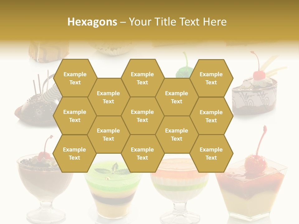 Pie Macro Healthy PowerPoint Template