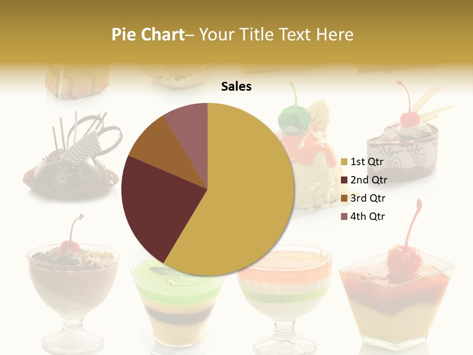 Pie Macro Healthy PowerPoint Template