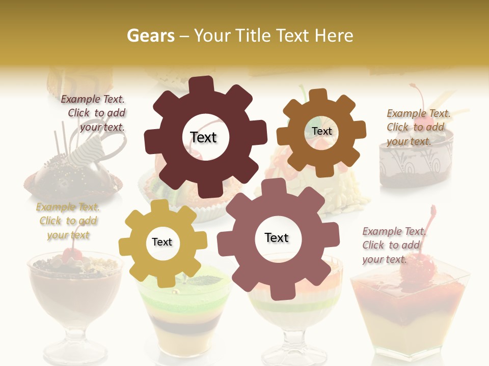 Pie Macro Healthy PowerPoint Template