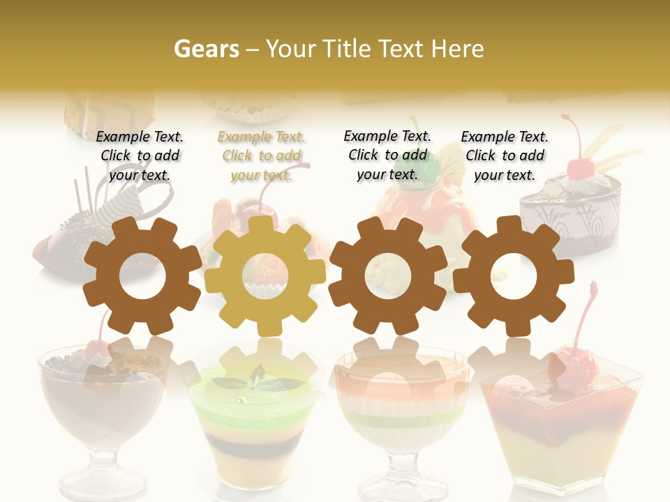 Pie Macro Healthy PowerPoint Template