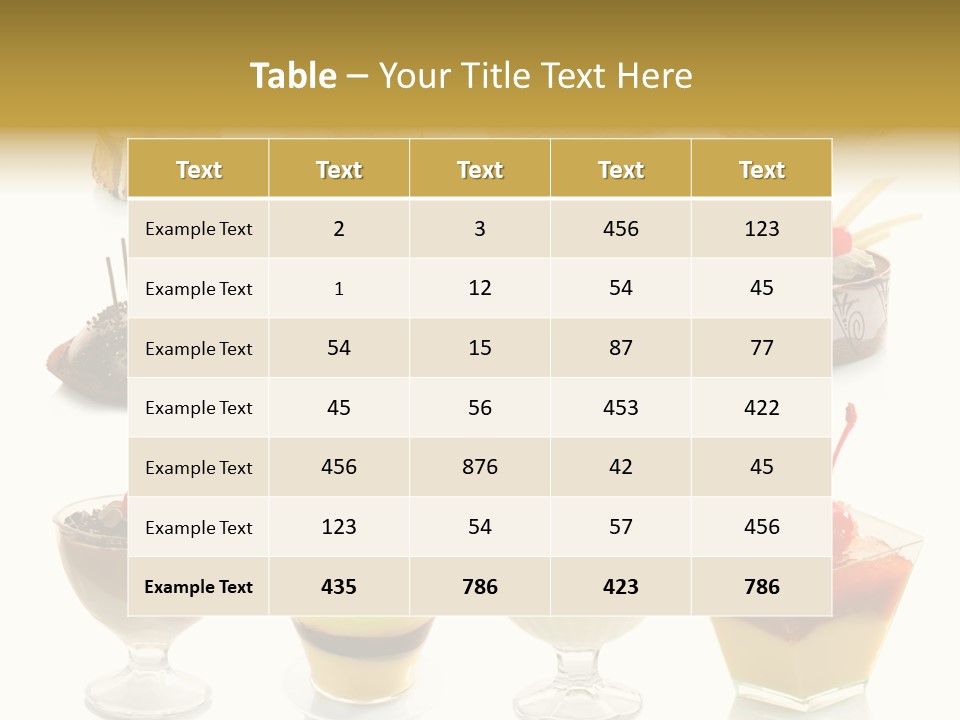Pie Macro Healthy PowerPoint Template