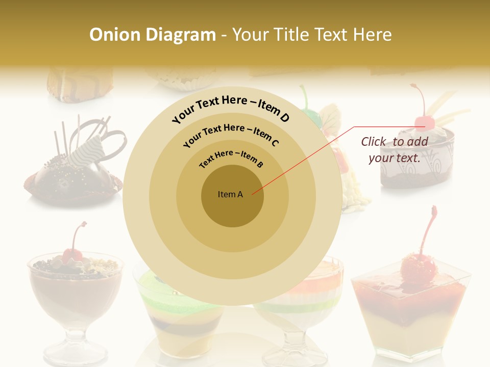 Pie Macro Healthy PowerPoint Template