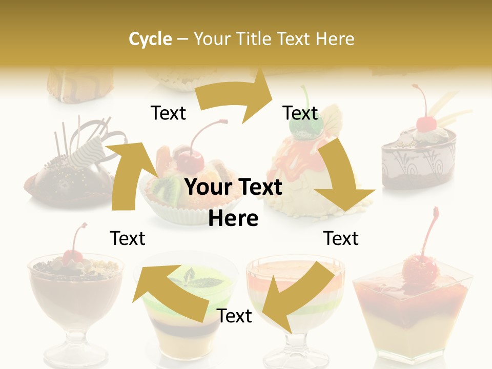 Pie Macro Healthy PowerPoint Template