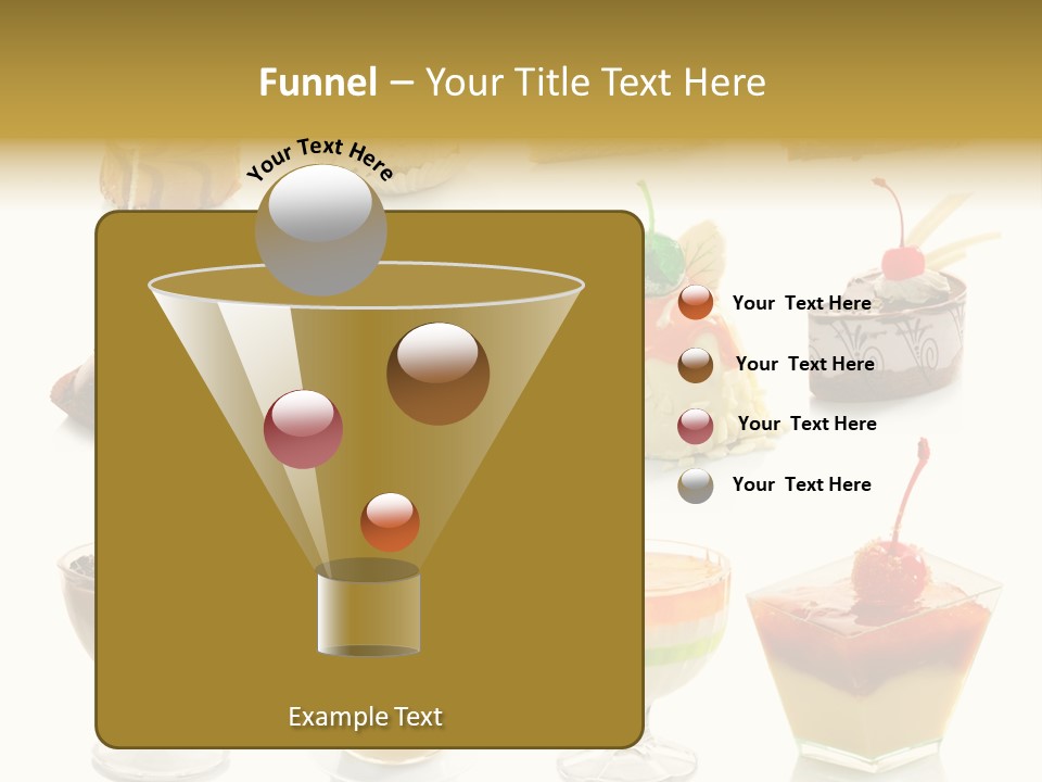 Pie Macro Healthy PowerPoint Template
