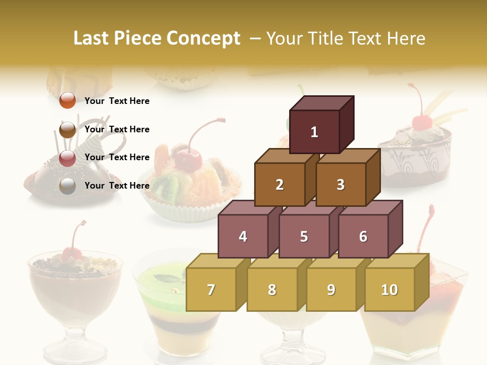 Pie Macro Healthy PowerPoint Template