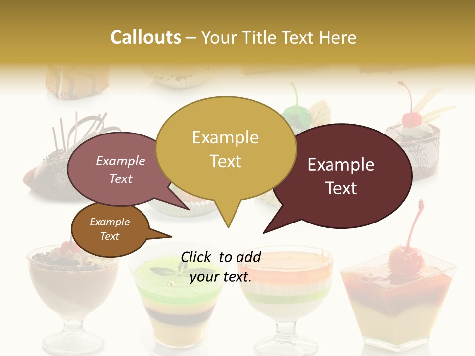 Pie Macro Healthy PowerPoint Template
