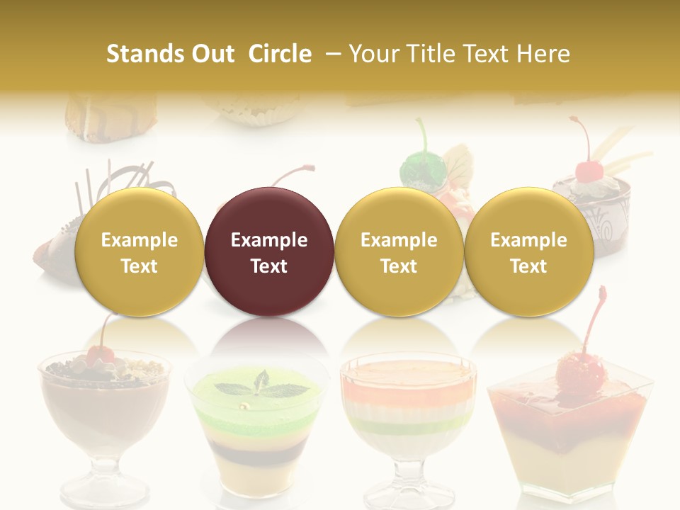 Pie Macro Healthy PowerPoint Template