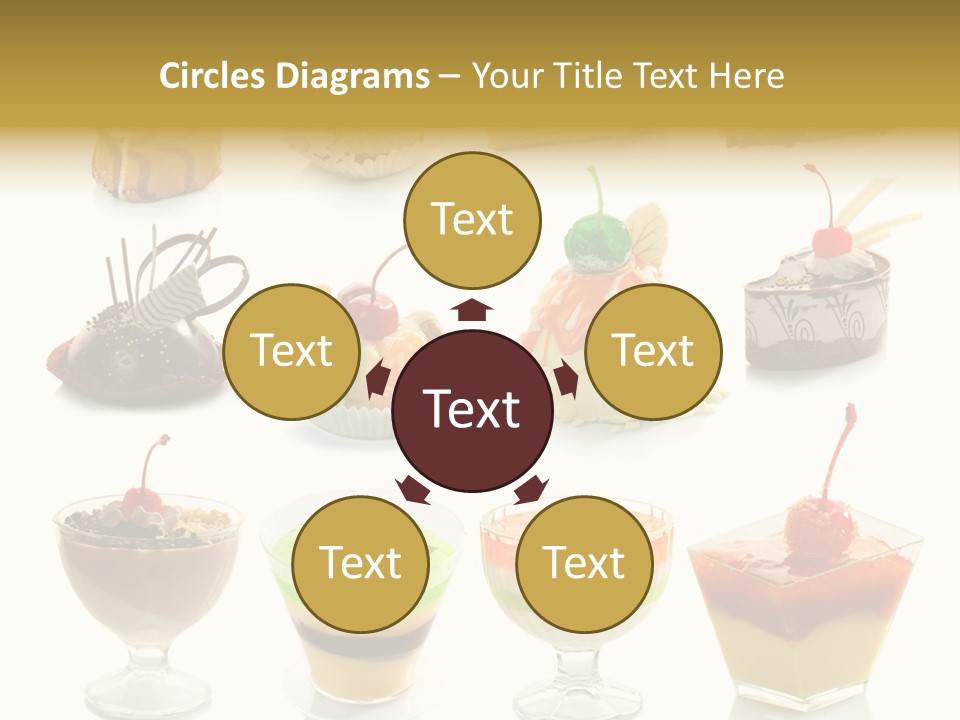 Pie Macro Healthy PowerPoint Template