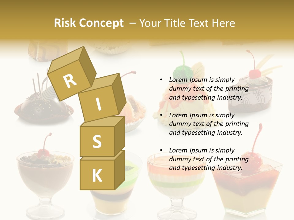 Pie Macro Healthy PowerPoint Template