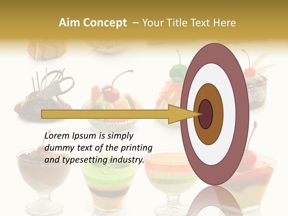 Pie Macro Healthy PowerPoint Template