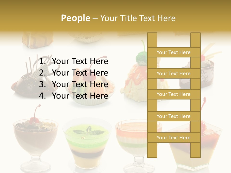 Pie Macro Healthy PowerPoint Template