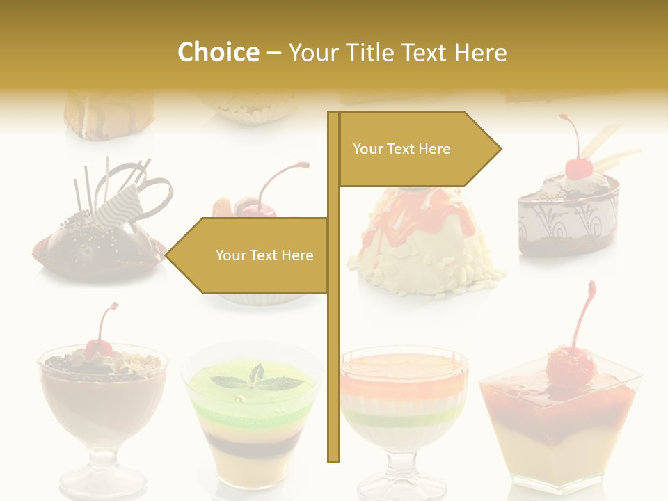 Pie Macro Healthy PowerPoint Template