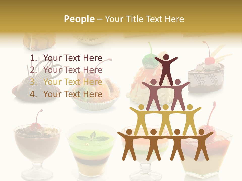 Pie Macro Healthy PowerPoint Template