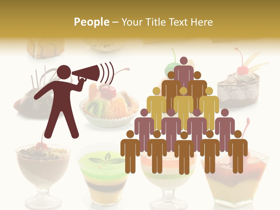 Pie Macro Healthy PowerPoint Template