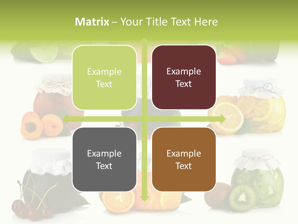 Strawberry Healthy Gourmet PowerPoint Template