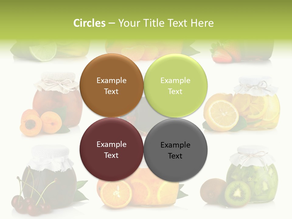 Strawberry Healthy Gourmet PowerPoint Template