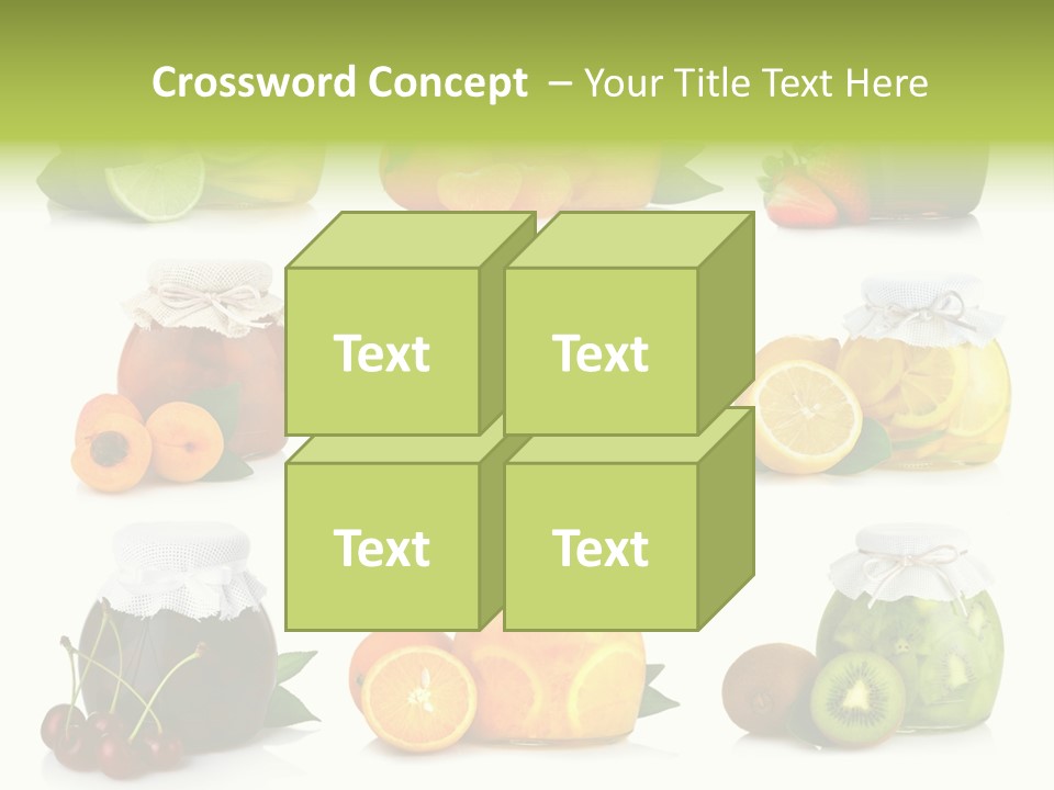 Strawberry Healthy Gourmet PowerPoint Template