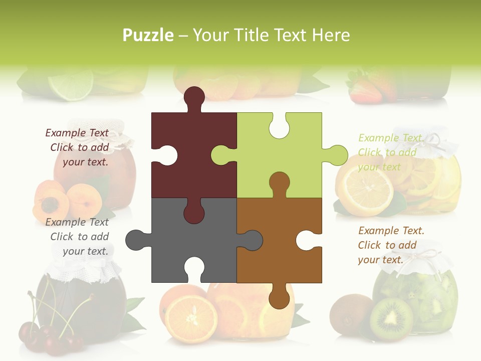 Strawberry Healthy Gourmet PowerPoint Template