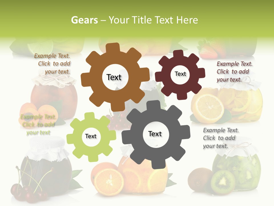 Strawberry Healthy Gourmet PowerPoint Template